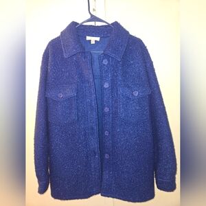 Blue Button-Up Jacket